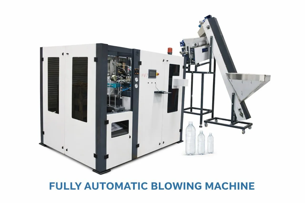 Fully Automatic Pet Blow Molding Machine - Krupashindu Turnkey Beverage Solutions