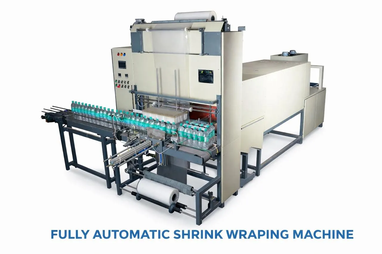 Fully Automatic Shrink Wrapping Machine - Krupashindu Turnkey Beverage Solutions