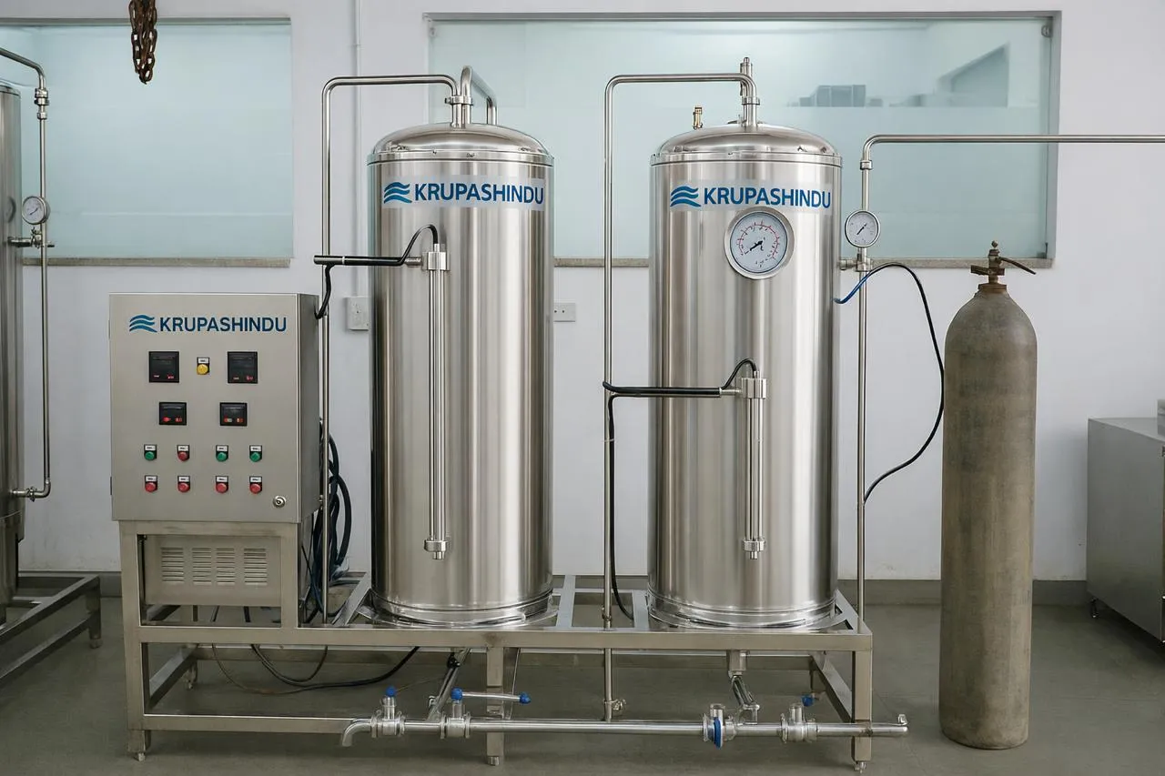 CSD Carbonator - Krupashindu Turnkey Beverage Solutions
