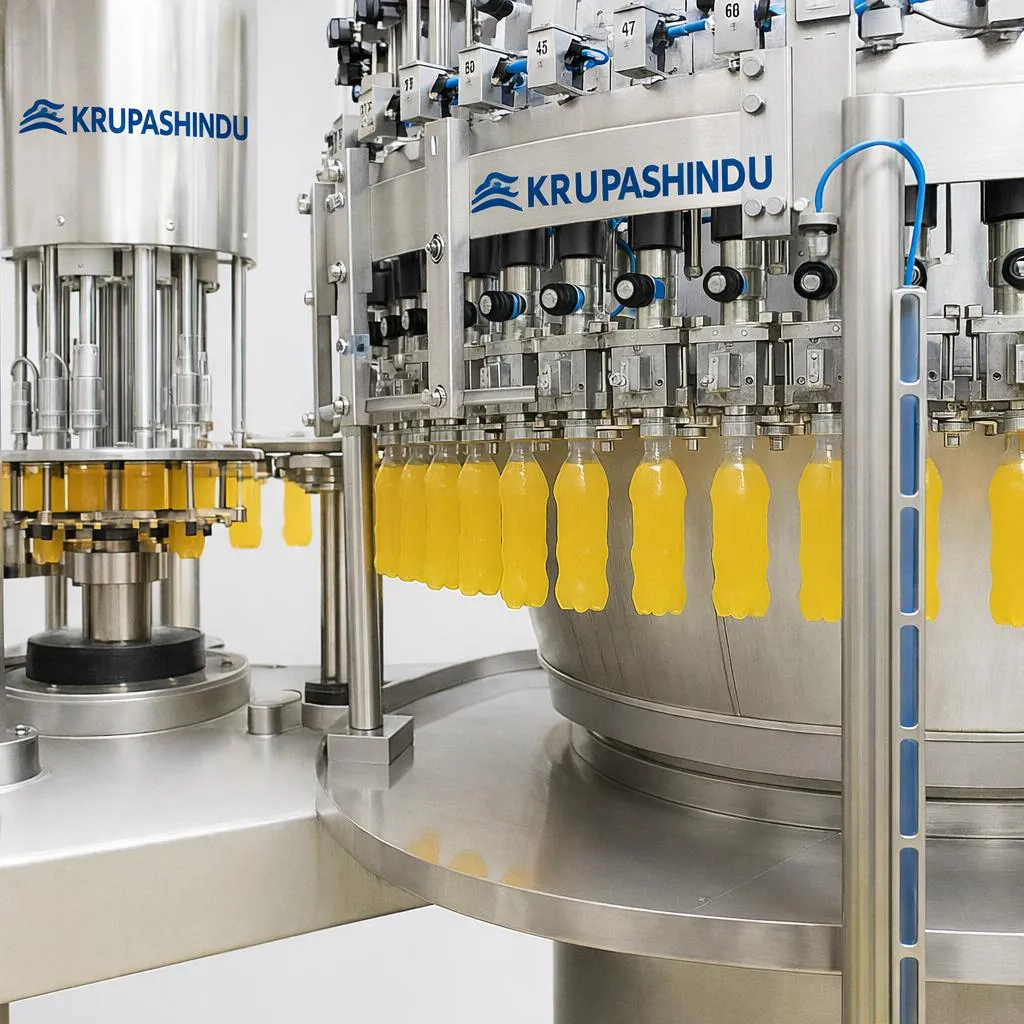 Fruit Juice Filling Machine - Krupashindu Turnkey Beverage Solutions