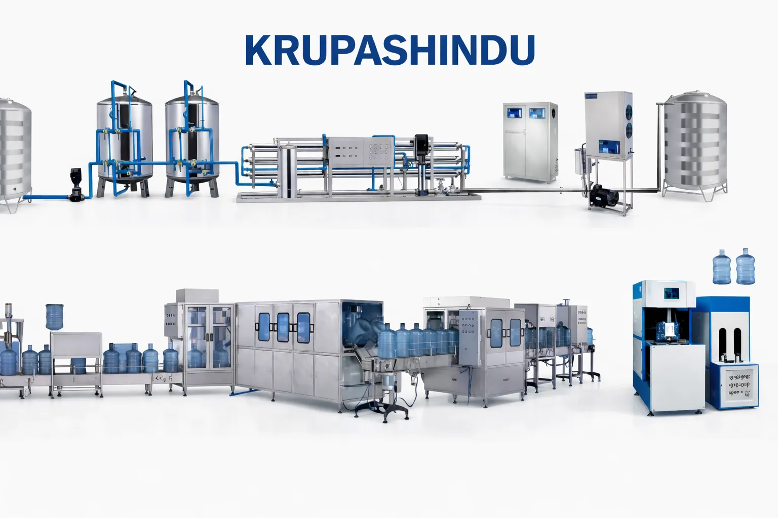 Packaged Drinking Water Plant - Krupashindu Turnkey Beverage Solutions
