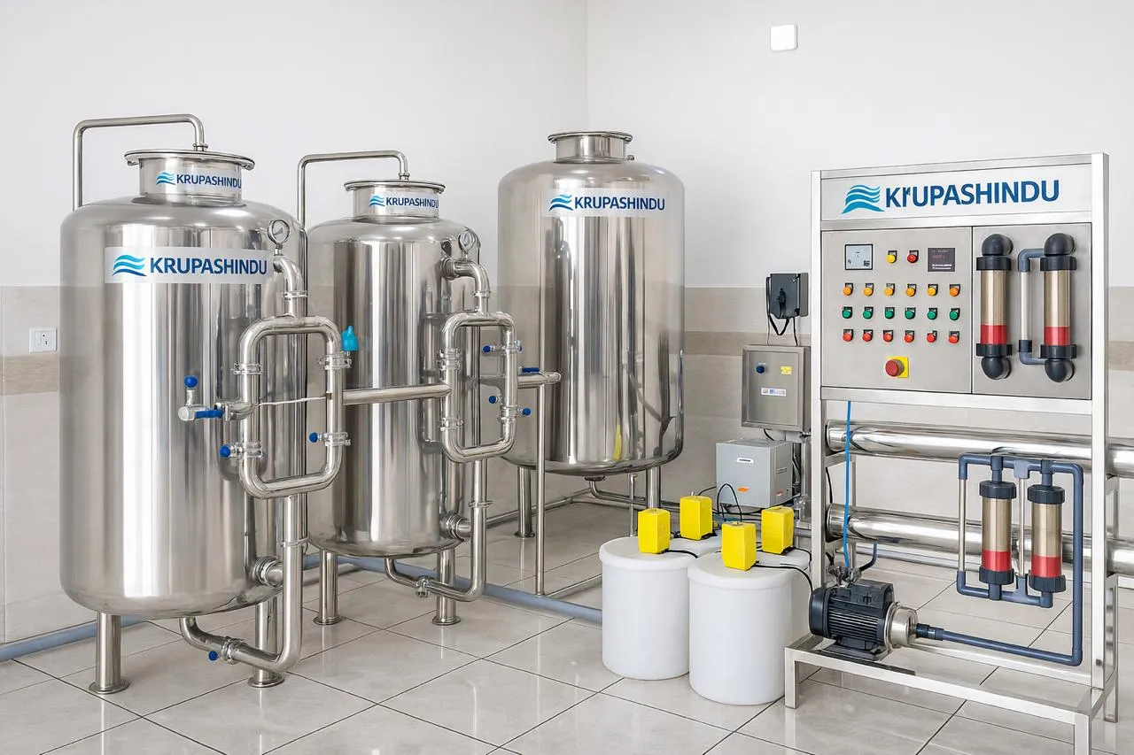 Industrial RO Plant - Krupashindu Turnkey Beverage Solutions