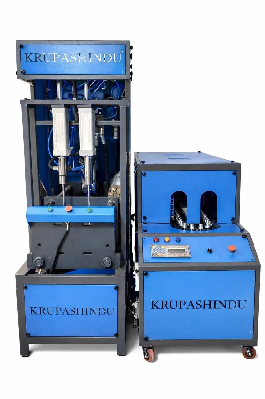 Semi Automatic Pet Blowing Machine - Krupashindu Turnkey Beverage Solutions