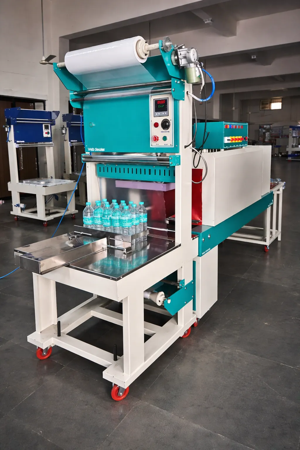 Semi-Automatic Shrink Wrapping Machine - Krupashindu Turnkey Beverage Solutions